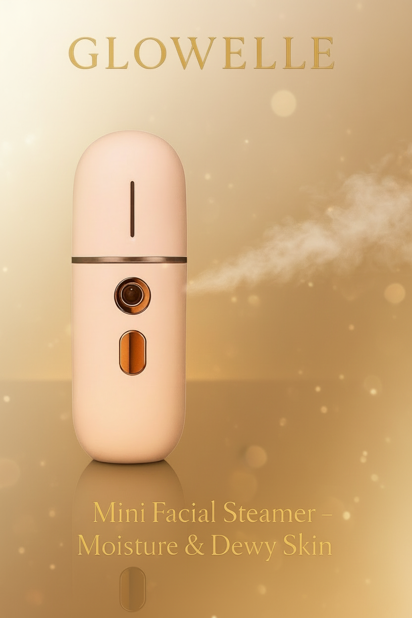 Glowelle™ AuraMist Go — Pocket Nano Cold-Mist Hydrator