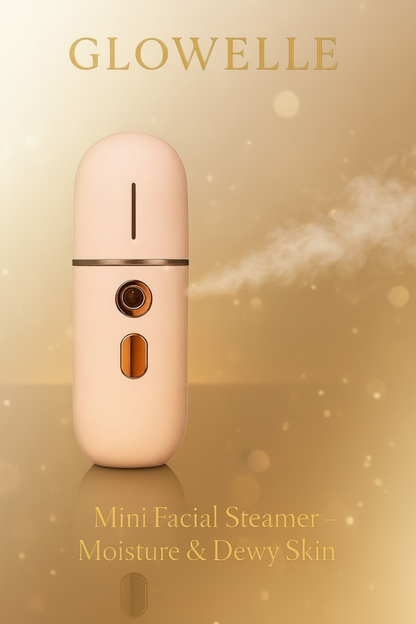 Glowelle™ AuraMist Go — Pocket Nano Cold-Mist Hydrator