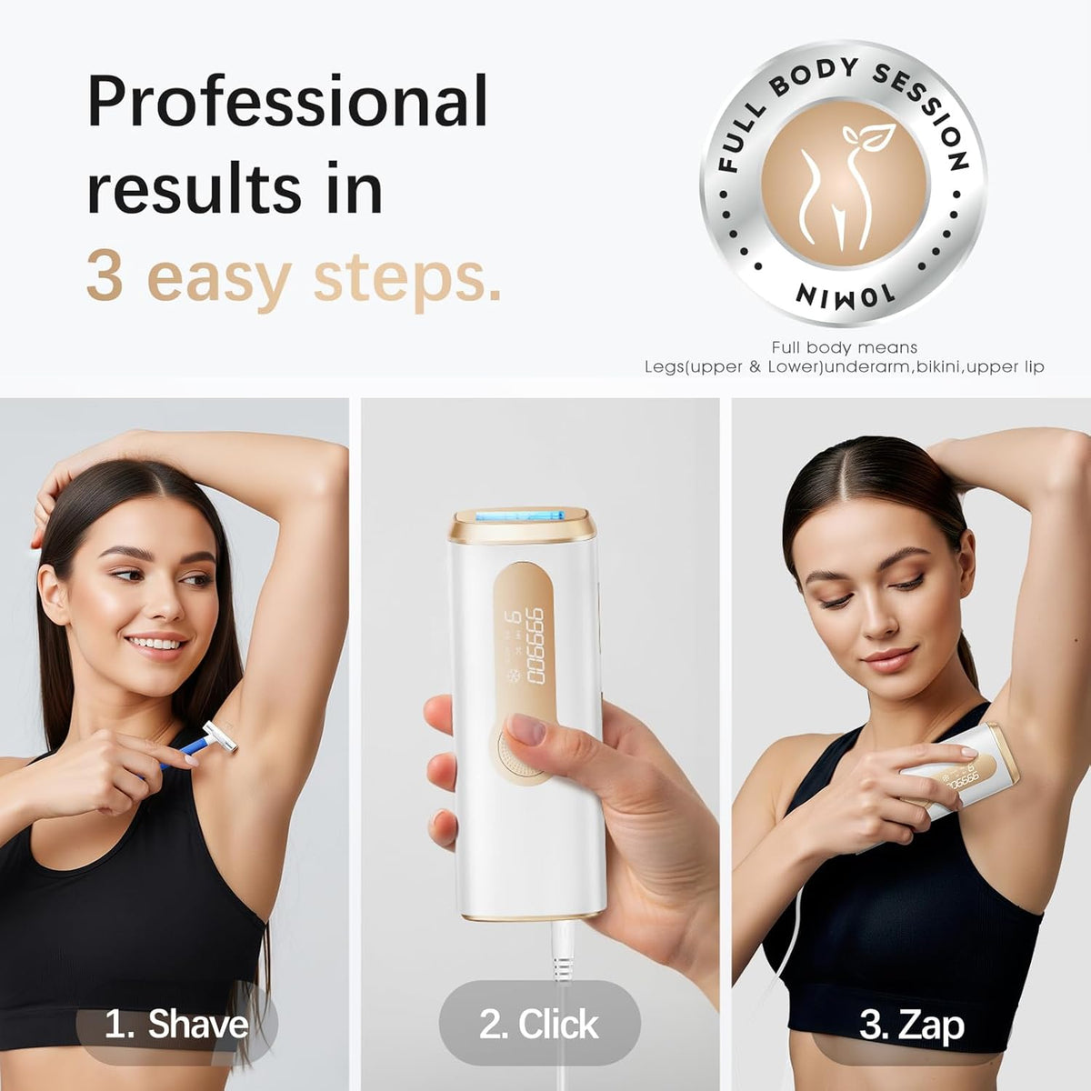 Glowelle™ PureSilk IPL Hair Removal