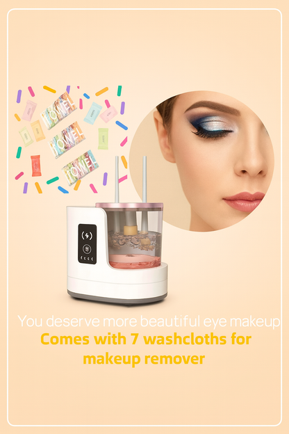 Glowelle™ AutoClean Makeup Brush Cleaner – Fast 10-Second Clean & Dry