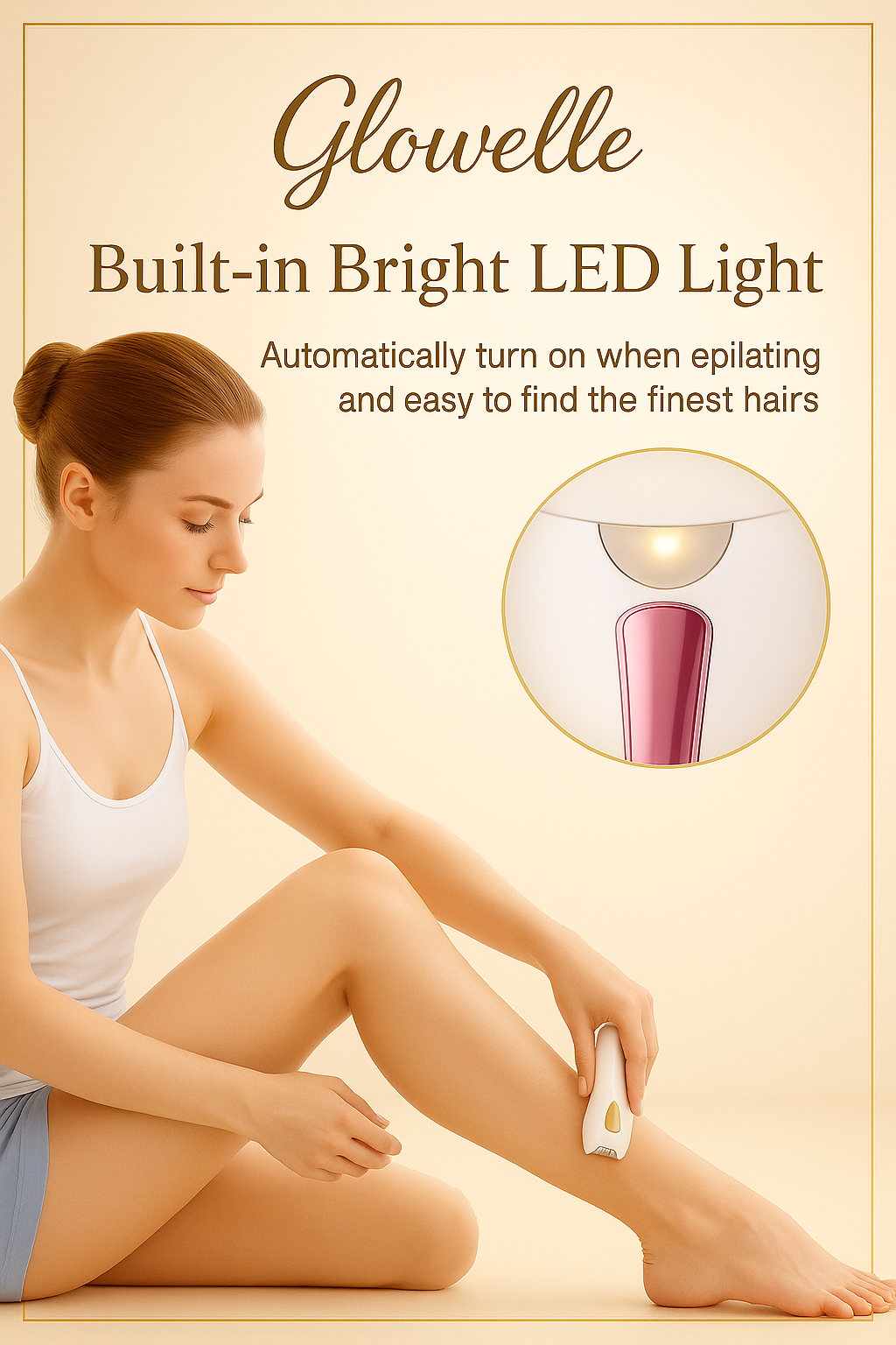 Glowelle™ SilkSmooth — Rechargeable 3-in-1 Epilator & Shaver (Bikini, Legs & Body)