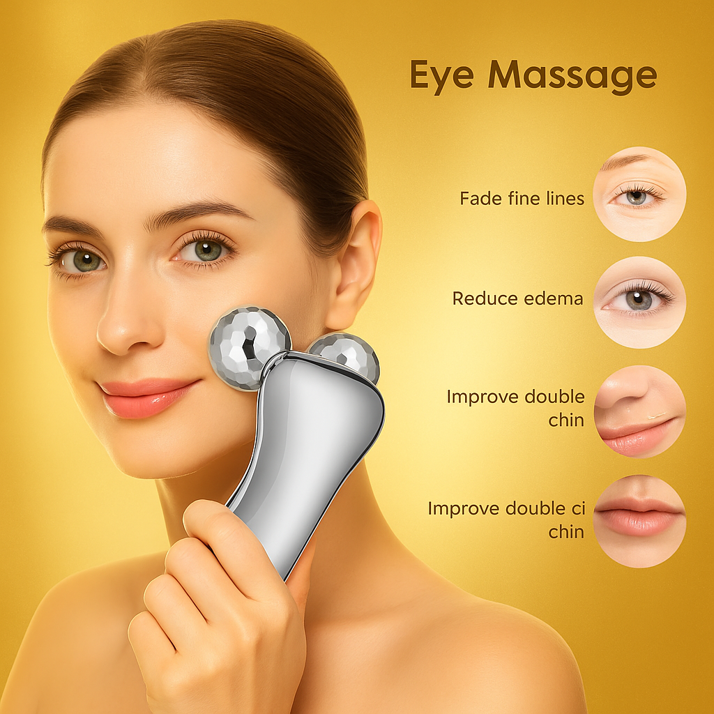 Glowelle™ V-Lift Microcurrent Roller – The Perfect Gift for Lifted, Youthful Skin