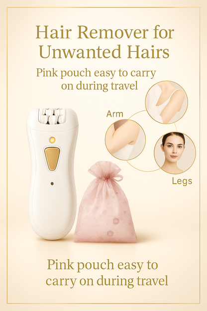 Glowelle™ SilkSmooth — Rechargeable 3-in-1 Epilator & Shaver (Bikini, Legs & Body)