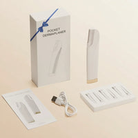 Revitalize Your Skin with the Women's Sonic Rechargeable Dermaplane Razor - 6 Replaceable Blades for Effortless Facial Exfoliation and Hair Removal