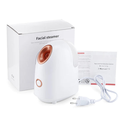 Revitalize Your Skin with the Nano Ionic Hot Mist Facial Steamer - Ultimate Home Spa Experience for Deep Hydration and Pore Cleansing
