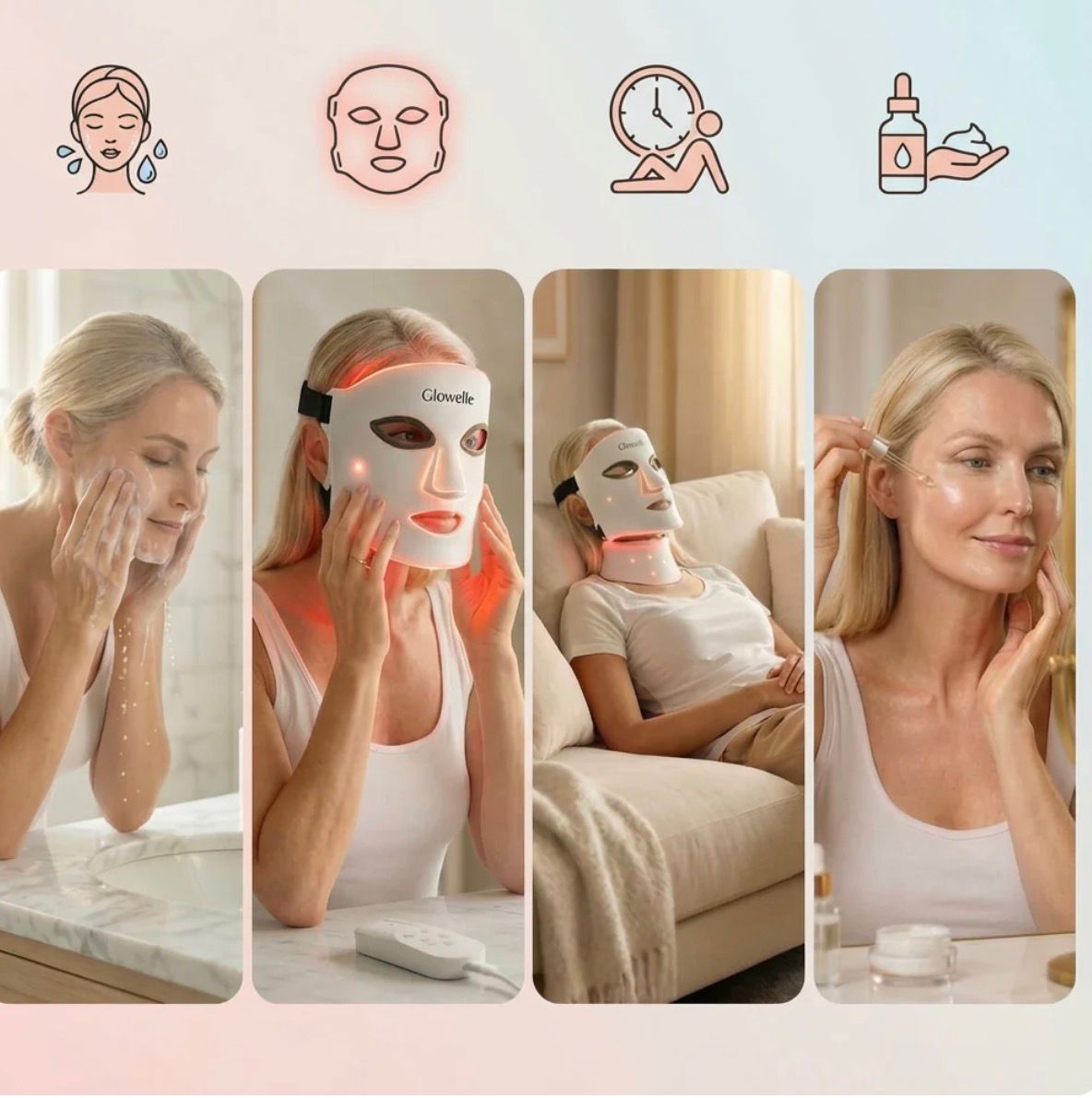 Glowelle™  RadiantPRO™ - LED Mask