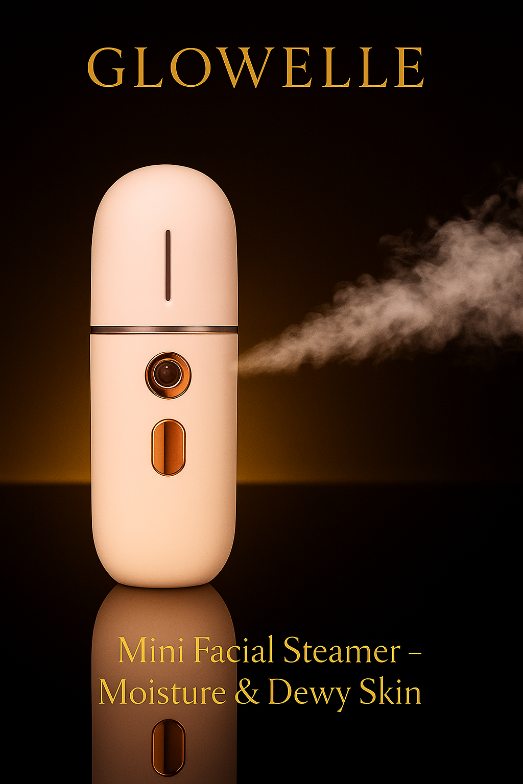 Glowelle™ AuraMist Go — Pocket Nano Cold-Mist Hydrator