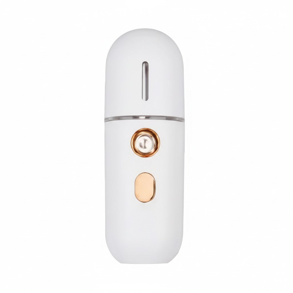 Glowelle™ AuraMist Go — Pocket Nano Cold-Mist Hydrator